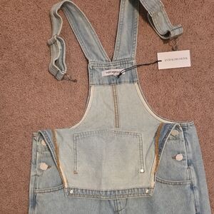 *NWT* WeWoreWhat Light Blue Denim Overalls
